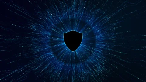 Data personal information. Cyber security data concept. Padlock and internet tec Stock Footage 341887745