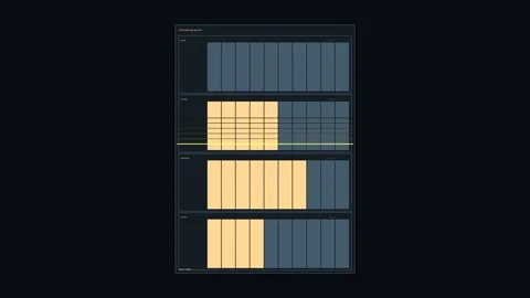 Data Pipeline Health Dashboard Seamless Loop Stock Footage 342032164