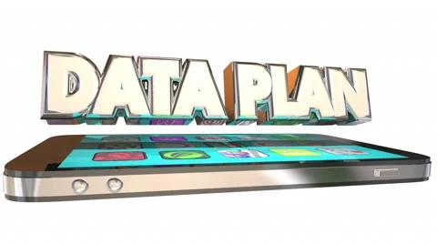 Data Plan Cell Smart Mobile Phone Service Provider Stock Footage 61279958