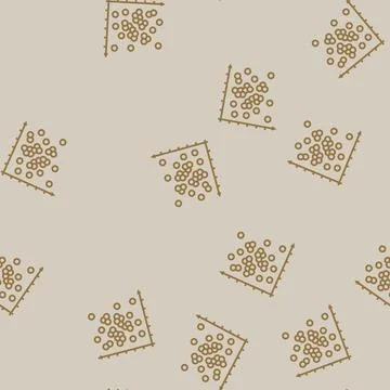 Data points plot machine learning line seamless pattern 库存插图