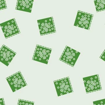 Data points plot machine learning glyph seamless pattern イラスト素材