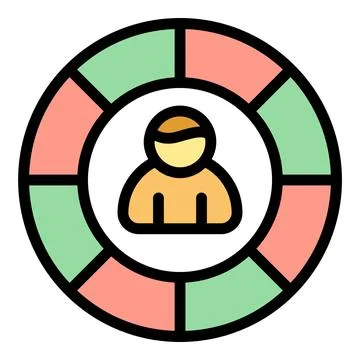 Data population icon vector flat イラスト素材