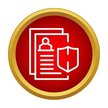 Data privacy and personal information security protecting profile Stock Illustration