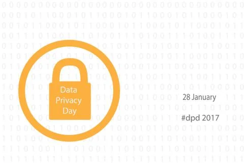 Data privacy day Stock Illustration