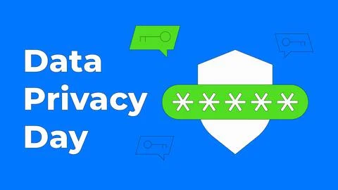 Data Privacy day illustration Stock Illustration