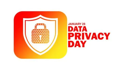 Data Privacy Day Vector illustration Illustrazione stock