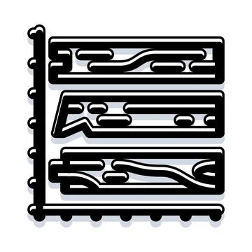 Data process flow diagram analytics chart 스톡 일러스트