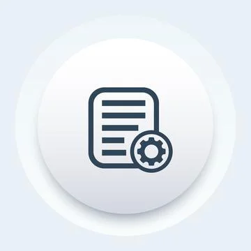 Data process icon Illustrazione stock