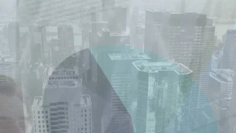 Data processing aids businessmen in making informed decisions. Stock Footage 327447413