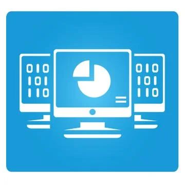 Data processing Stock Illustration