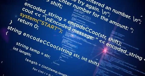 Data processing Stock Illustration