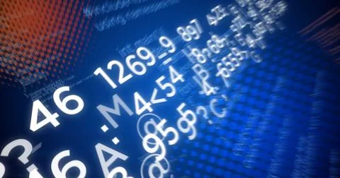 Data processing Stock Illustration