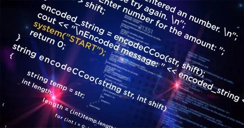 Data processing Stock Illustration