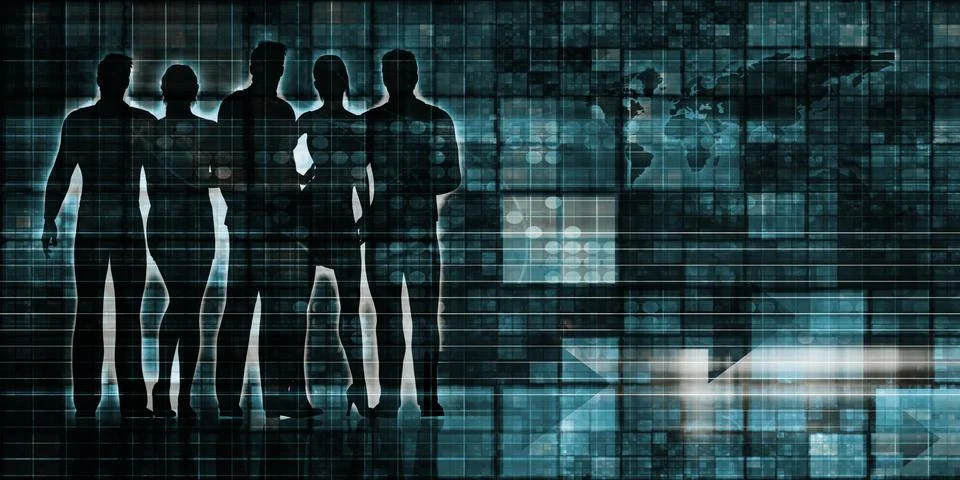 Data Processing Stock Illustration