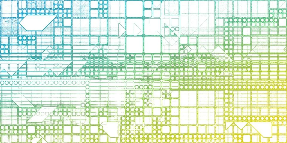 Data Processing Illustrazione stock