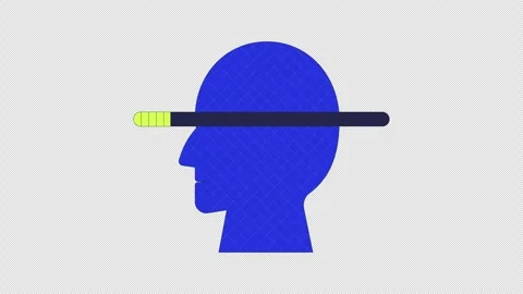 Data processing with loading bar 2D animation Stock Footage 323949262