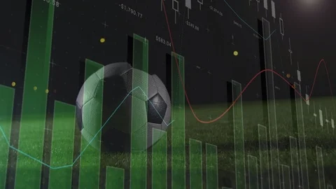 Data processing with low section of soccer players training Stock Footage 123790826