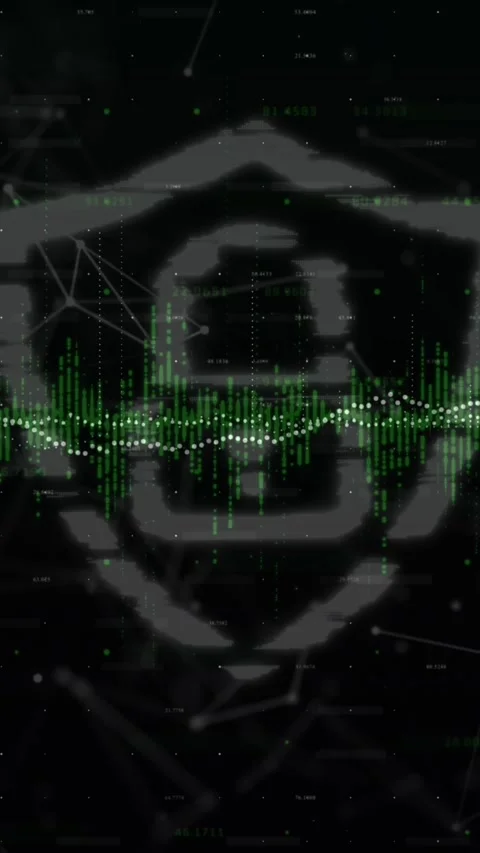 Data processing over security padlock icon and network of connections against Stock Footage 342953520