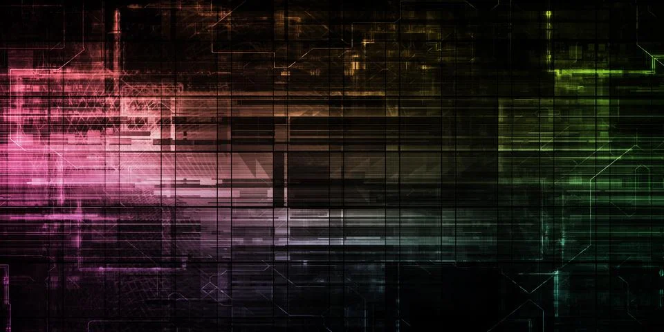 Data Processing As System And Business Stockillustratie