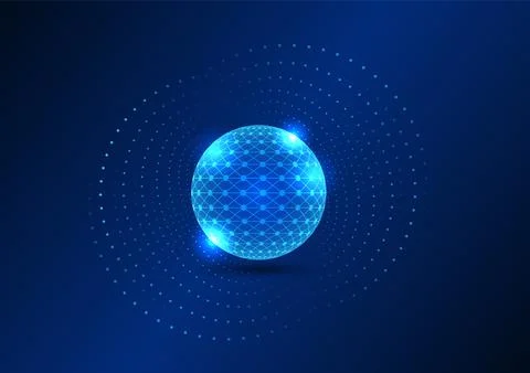 Data processor technology background Refers to the technology that distribu.. Stock Illustration