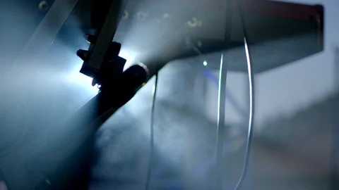 Data Projector in Class Video stock 104341587