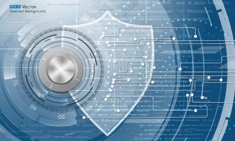 Data protection abstract background 2 Illustrazione stock