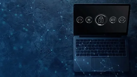 Data protection and cybersecurity concept, Stock Footage 281540749