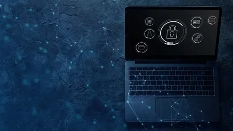 Data protection and cybersecurity concept, Stock Footage 281540764
