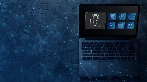 Data protection and cybersecurity concept, Stock Footage 281540788