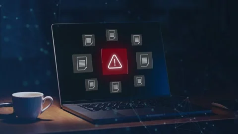 Data protection and cybersecurity concept, Stock Footage 281541052