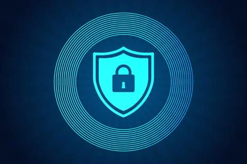 Data Protection and Privacy Concept Stock Illustration