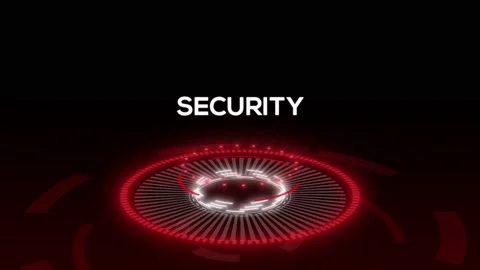 Data Protection Animation. Data Information Processing. Cybersecurity Concept. Stock Footage 194529195