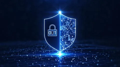 Data protection is a concept in cybersecurity and privacy technologies. There Stock Illustration