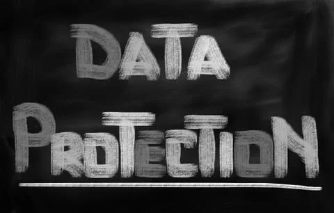 Data Protection Concept Stock Illustration
