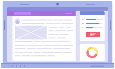 Data protection concept security access padlock on computer desktop or laptop Illustrazione stock