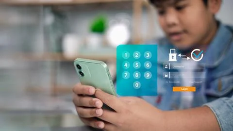 Data protection, cyber security, and online privacy. Image is ideal for con.. Stock Photos