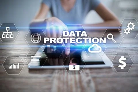 Data protection, Cyber security, information safety. technology business concept Фото