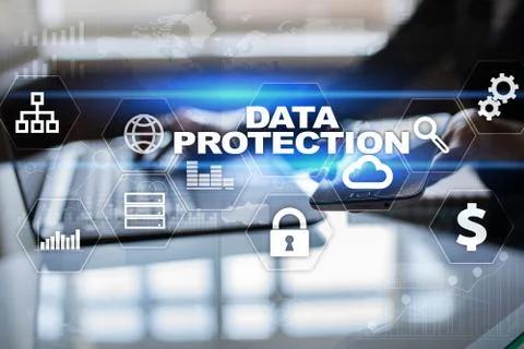 Data protection, Cyber security, information safety and encryption. internet Stock Photos