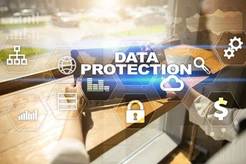 Data protection, Cyber security, information safety and encryption. internet Stock Photos
