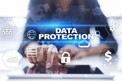 Data protection, Cyber security, information safety and encryption. internet Stock Photos