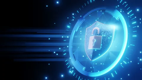 Data protection Cyber Security Privacy Business Internet Technology Concept 스톡 동영상 233714107