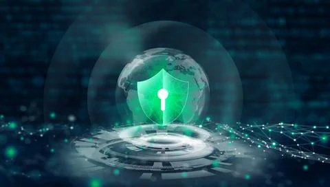 Data protection Cyber Security Privacy. Information Privacy Protection Concep 스톡 일러스트