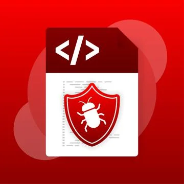 Data protection. Data protection. 3d vector icon. Alert message. Alert message Stock Illustration