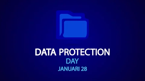 Data Protection Day Folder Stock Footage 296257762