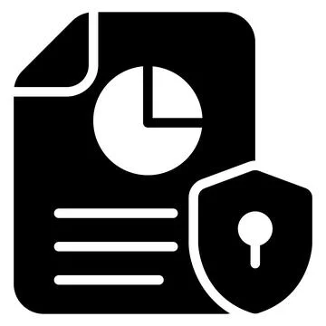 Data protection Finance Related Vector Line Icon. Editable Stroke Pixel Per.. Stock Illustration