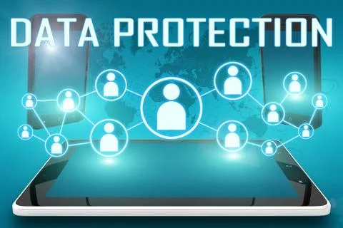 Data protection Illustrazione stock