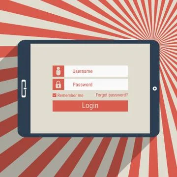 Data protection Stock Illustration