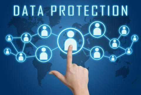 Data protection Stock Illustration