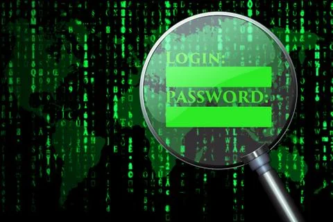 Data protection Stock Illustration