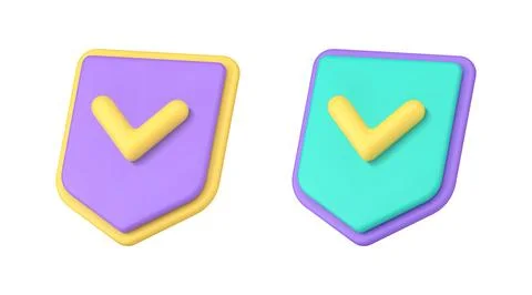 Data protection internet password encryption web antivirus check mark shiel.. Stock Illustration